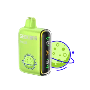 Geek Bar Pulse 15k Puffs Disposable – Sour Apple Ice
