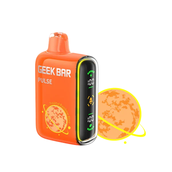 Geek Bar Pulse 15k Puffs Disposable Tropical Rainbow Blast - Geek Bar Pulse 15k Puffs Disposable Tropical Rainbow Blast -
